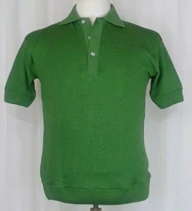 VINTAGE w/Tag Never Worn Kmart brand Short Sleeve Shirt 100% Nylon Knit  size M - Picture 1 of 9