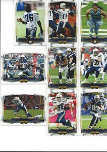 2014 Topps San Diego Chargers Team Set Gates Rivers Allen Verrett Grice Floyd 11 - Picture 1 of 1