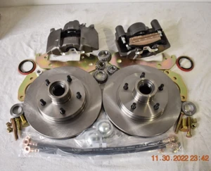 1959 1960 1961 CHEVY IMPALA DISC BRAKES FITS 14" STOCK+13'S WHEELS ZERO OFFSET - Picture 1 of 4