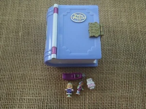 Libro de cuentos Bluebird Polly Pocket 1995 Sparkle Snowland compacto Cmpt H1 de colección - Imagen 1 de 10