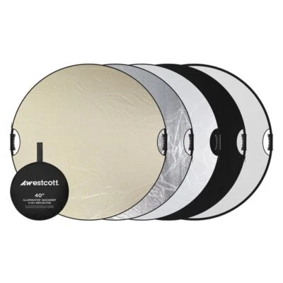 Westcott Illuminator 40 Inch 5 In 1 Reflector with QuickGrip Handles - Image 1 of 4