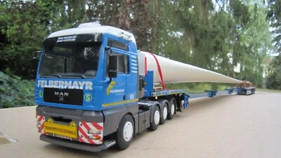 WSI 9774 Man TGA Xx Trattore 8X4 + Telestep Rimorchio Mulino Wing " Felbermayr - Immagine 1 di 4