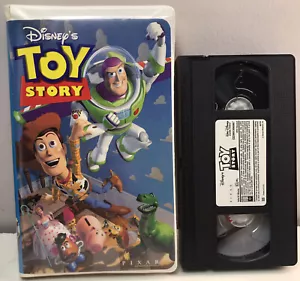 Disney Pixar Toy Story VHS 1995 Video Tape Original WHITE PAPER LABEL RARE! Rarität - Bild 1 von 14
