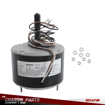 Condenser Fan Motor 5KCP29ECA033S For old GE/Genteq motor 1/6 HP 208-230 Volts - Image 1 of 4