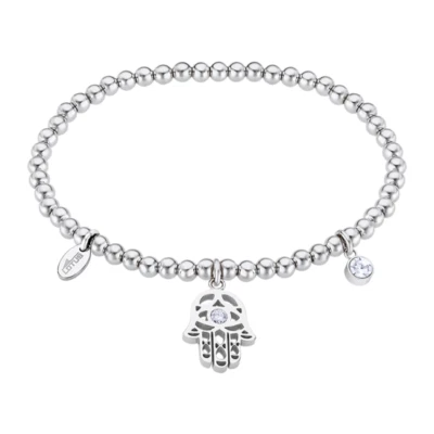 Bracciale Donna Lotus Style LS2170/2/3 Elastico Con Mano Di Fatima - Immagine 1 di 3