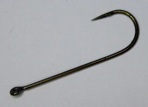 100 Aberdeen Hook For Ice Jigs, Perch & Walleye Rigs, Live Bait 2 Sizes - Picture 1 of 5