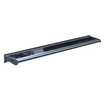 Solar Aluminum All-Night-On Wall Flood Sign Ad LED Light w/ 10w AUX Solar Panel - Image 1 of 4
