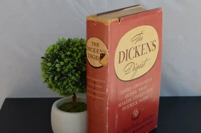 Vintage 4-in-1 The Dickens Digest (1943) with Dust Jacket & Illustrated - Image 1 of 4
