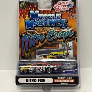 2003 Muscle Machines Nitro Coupes. 1:64 Scale. New. Note Fish 41 Chevy Nc03-07 - Picture 1 of 4