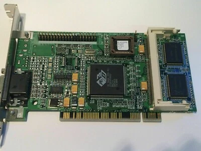 ATI   109-41900-10  3D  RAGE PRO  VIDEO  GRAPHICS  4MB  PCI   CARD        fd3d4 - Image 1 of 4