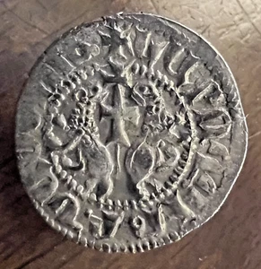 1198-1219 AD Crusades Armenia Silver Tram - Picture 1 of 3