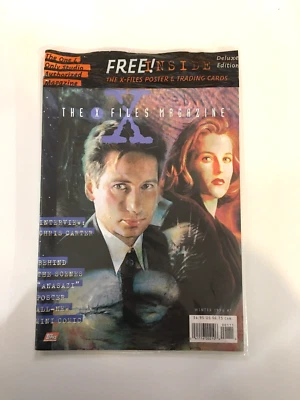 The X-Files Magazine #1 Winter 1996 Deluxe Edition w/ Poster & Trading Card New Foto 1 de 2