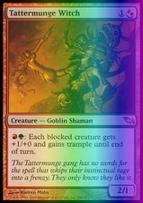 Magic the Gathering MTG Tattermunge Witch (220) Shadowmoor   LP FOIL