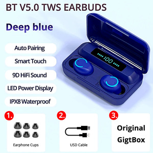 Bluetooth Earbuds for Iphone Samsung Android Wireless Earphones Waterproof New