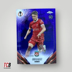 Tarjeta de novato Topps cromada - 2023/24 Ben Doak 243/299 paralelo Liverpool - Imagen 1 de 2