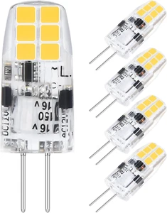 G4 LED Bulb, G4 Light Bulb Type Bi Pin Base Bulb AC/DC 12V 20W Equivalent G4 Hal - Picture 1 of 12