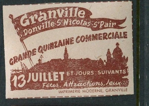 Granville Donville S'Nicolas S'Pair Reklamemarke Poster Stamp - Picture 1 of 1