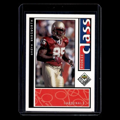 Andre Wadsworth #196 1998 Collectors Choice Rookie Class Arizona Cardinals Card - Image 1 of 3