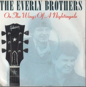 Everly Brothers On the Wings of A Nightingale 7" vinyl UK Mercury 1984 silver - Picture 1 of 3