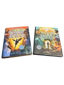 Percy Jackson Greek Gods And Greek Heroes Illustrated Edition Rick Riordan - Picture 1 of 5