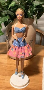 Vintage 1987 California Dreams Outfit Rock und BH Top Redress Barbie Puppe B31 - Bild 1 von 3
