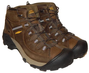 Botas de senderismo Keen Targhee II Mid impermeables para hombre talla 10 cantimplora ancha (marrón) - Imagen 1 de 7