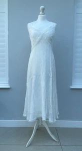 REISS Ania Textured Strappy Midi Dress Size UK 10 US 6 - Picture 1 of 5