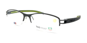 NEW TAG HEUER TH7622 BLACK (C.001) AUTHENTIC EYEGLASSES 55 – 17 – 145 - Picture 1 of 4