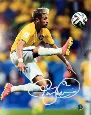 Neymar JR GOAT Paris Saint- Germain Rare Signed Autographed Photo 10x8 PCA COA - Image 1 of 4