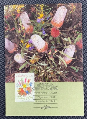 Tarjeta Thinking Of You Maxi Maxi Maxi Maxi Maximum 1990 (1) ideal para postcrossing Foto 1 de 2