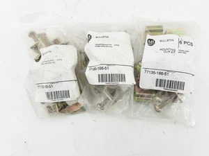 New Lot of 3 Allen Bradley 77135-166-51 Mounting Clip Kit For PanelView 900/1000 - Picture 1 of 4