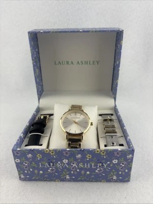 Juego de Malla Dorada Intercambiable Laura Ashley EZ Pin Lass1107YG-EZ Foto 1 de 4