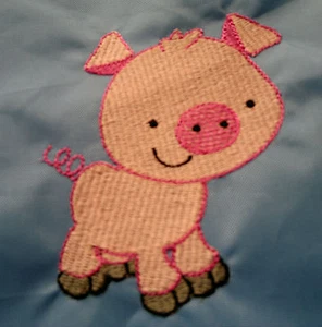 Gimnasio personalizado de cerdos / Tote / Escuela / PE / Bolsa con cordón de juguete - Imagen 1 de 1