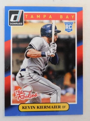 Tarjeta de novato Panini Donruss Kevin Kiermaier 2014 Tampa Bay Rays #76 (artículo #H3) Foto 1 de 2