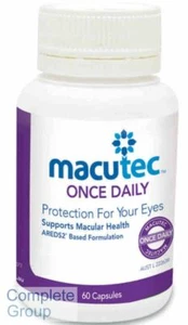 Macutec Una Vez Diario 60 Cápsulas x 3 Botellas Protección Apoya la Salud de la Macula - Imagen 1 de 5