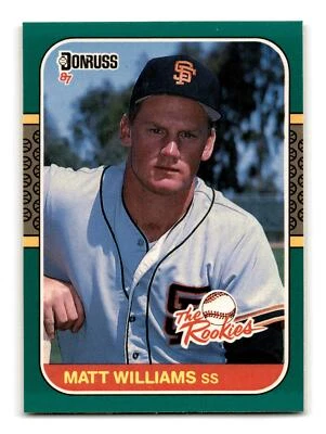 Matt Williams 1987 Donruss The Rookies #45 San Francisco Giants Mint - Image 1 of 2