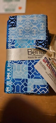 Benartex Color Spectrum Blue  10 Fat Quarters - Image 1 of 3