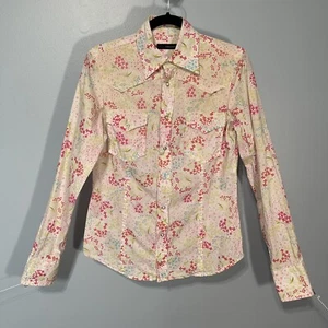 Dsquared2 women’s cotton Long Sleeve floral shirt #1 - Picture 1 of 8