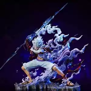 Figura de acción modelo estatua 25 cm One Piece Raiden Five Gear Nica Lightning Luffy - Imagen 1 de 26