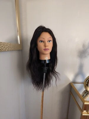 Peluca de encaje cabello humano virgen 150% ondulada recta alta calidad regula Top 24 a 26"  Foto 1 de 4