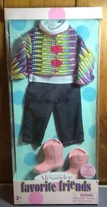 Madame Alexander Favorite Friends 18" Doll Step Lively Outfit New w/Pink Boots - Picture 1 of 7