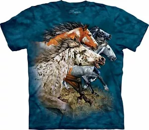 T-Shirt The Mountain Find 13 Pferde Unisex Farbe Appaloosa Erwachsene neu (Sm - 5x) - Bild 1 von 3