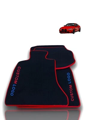 For Bmw 4 Series F33 Cabrio Carpet Floor Mats / F83 M4 2014-2015-2016-2017-2019 - Image 1 of 4