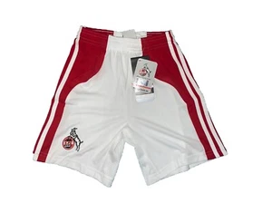 Adidas kurze Hose  / Short  1. FC Köln weiß - rot  128 140 152 164   neu - Picture 1 of 1