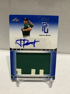 2013 Leaf Perfect Game Jakson Reetz Auto Blue /25 Patch #JA-JR1 - Picture 1 of 2