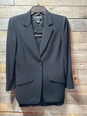 Traje para mujer Liz Claiborne Classics Petite, 2 piezas, talla 2 P, negro Foto 1 de 4