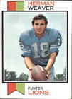 1973 Topps Football Card 279 Herman Weaver   Ex Mt