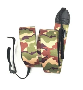 Camera Belt Strap Canvas Shoulder Neck Sling SLR DSLR Universal Camouflage UK - Picture 1 of 3