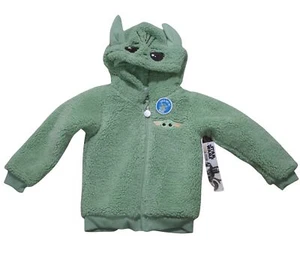 Baby Yoda Star Wars Niño Pequeño Sherpa Cosplay Sudadera con Capucha 3T - Imagen 1 de 1