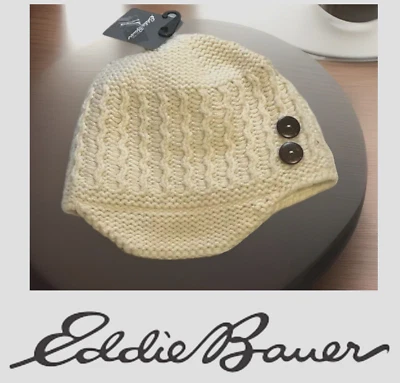 Eddie Bauer - Mujer - NUEVO - Marfil - Gorro Covey - Talla Única - Estilo #7494 Foto 1 de 4